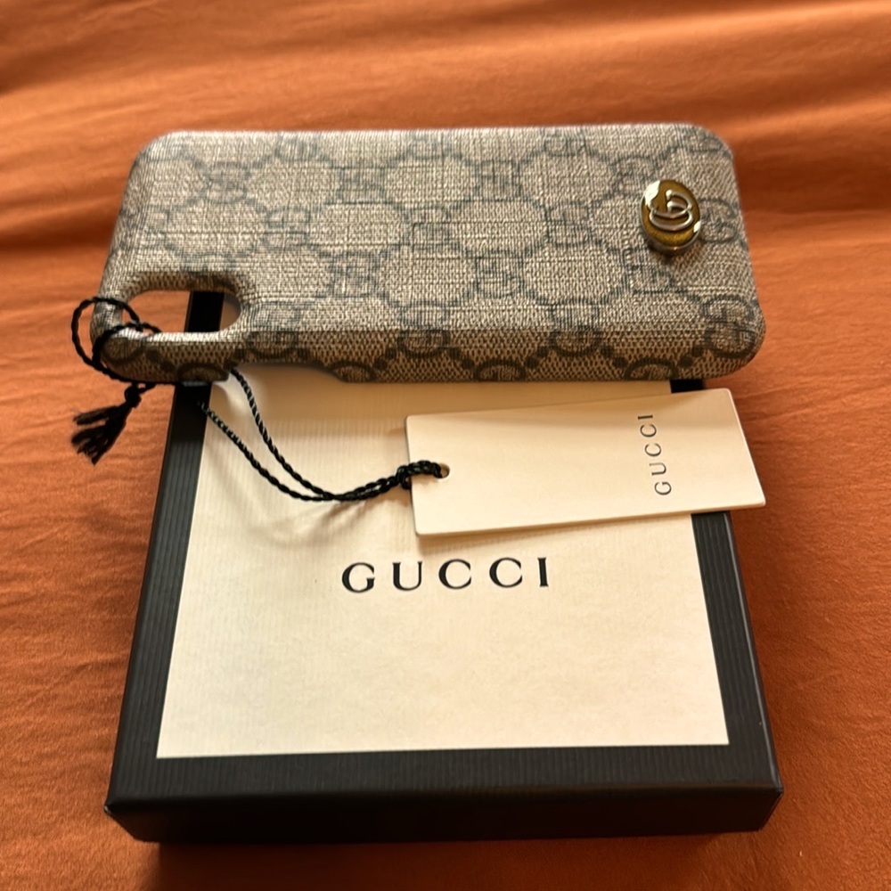 Vintage Gucci Neutrals, GG Supreme iPhone Case X/XS